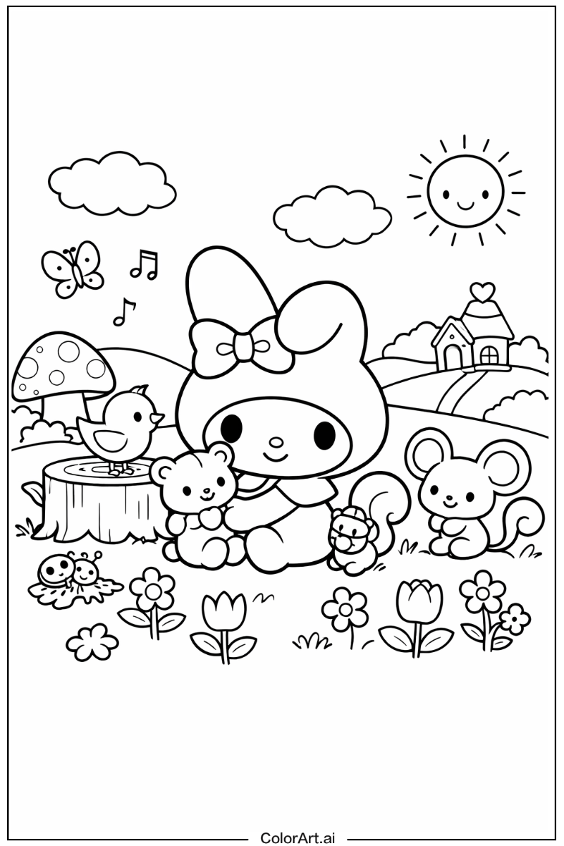 Friendship My melody Scene