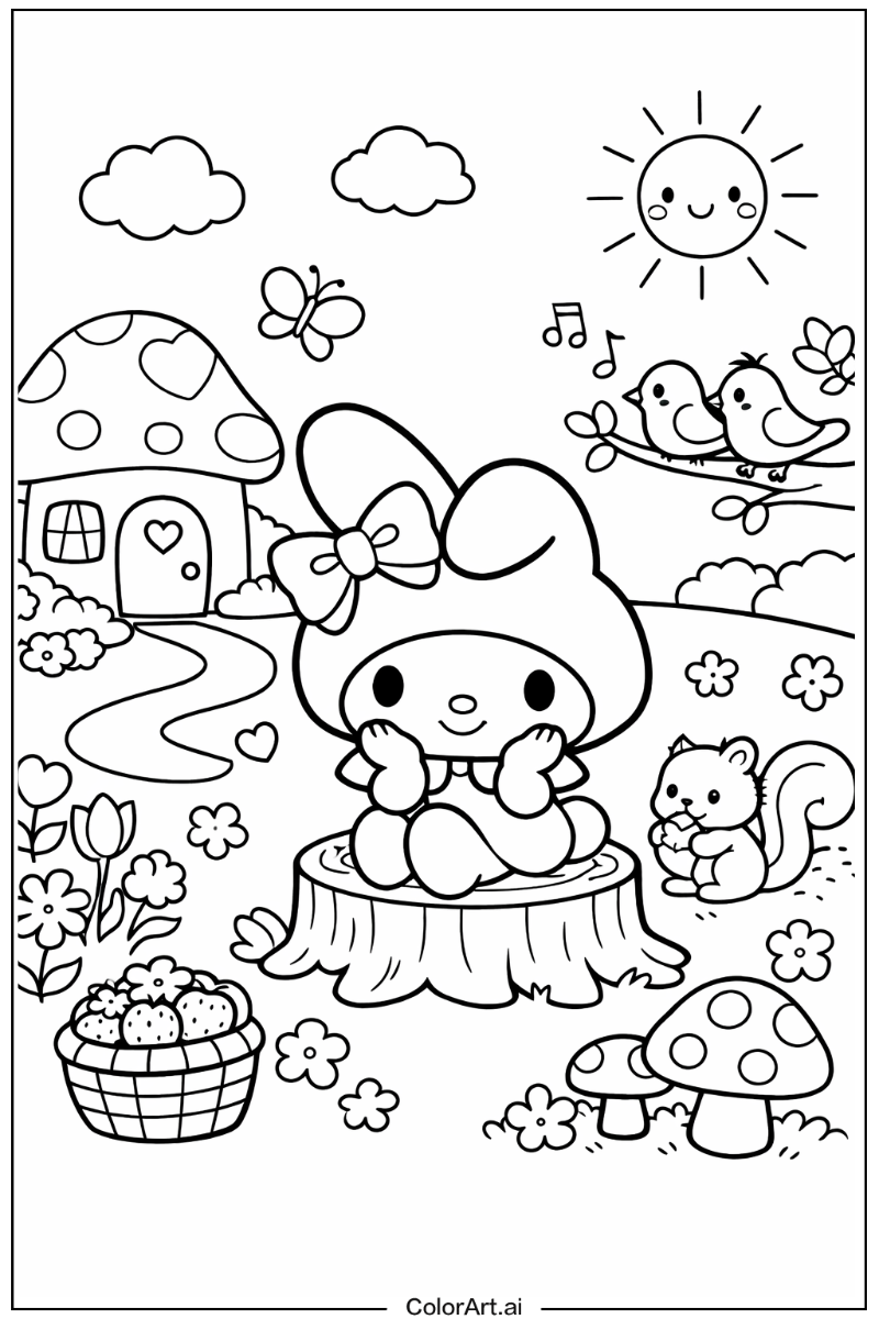 My melody with Sanrio Theme