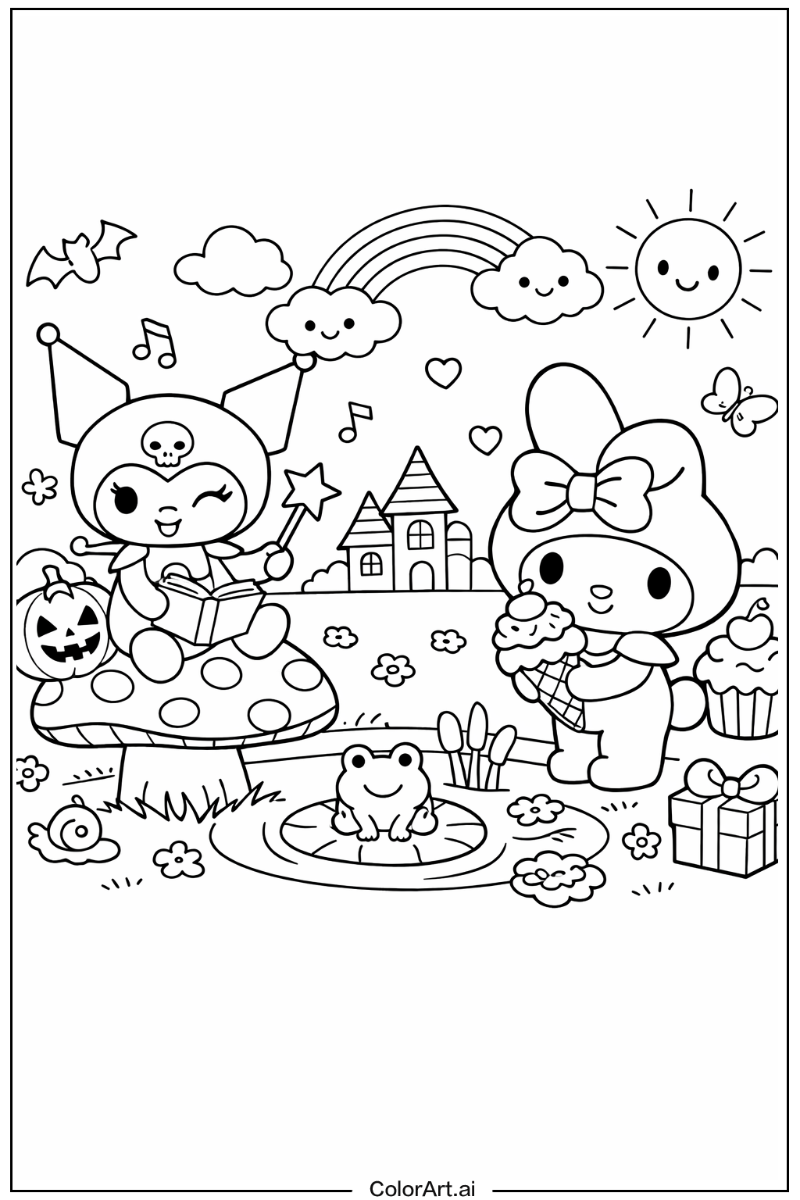 Kuromi My melody Scene