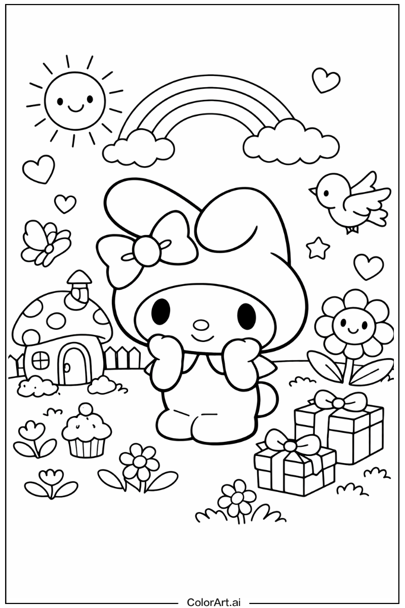 White rabbit My melody Scene 2