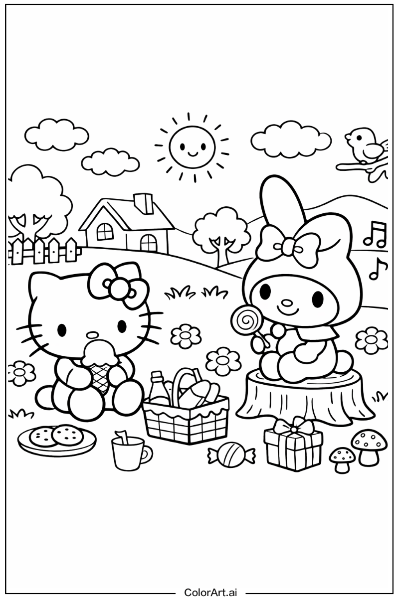 Hello kitty My melody Design 2