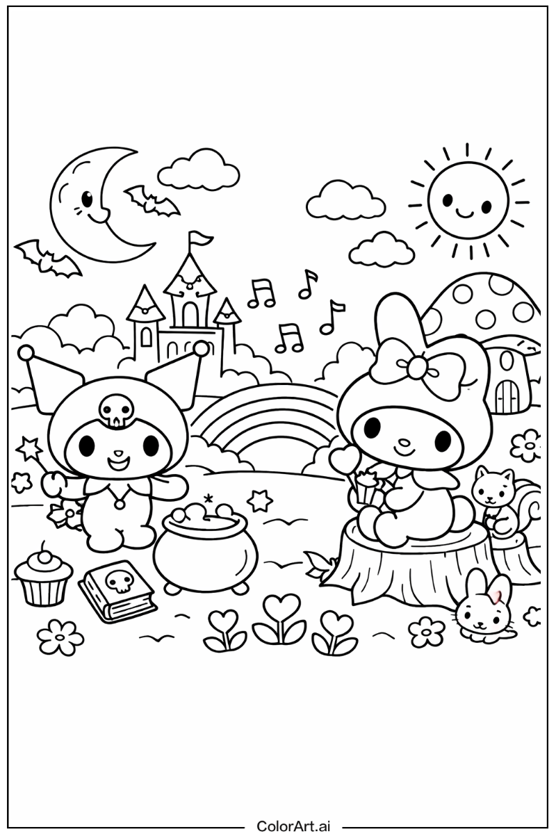 Kuromi My melody Scene 2