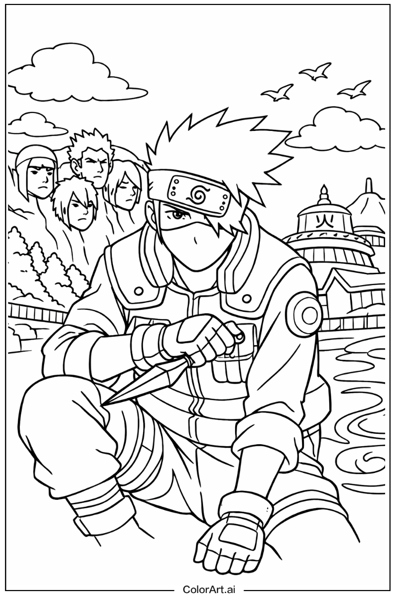 Kakashi Naruto Design