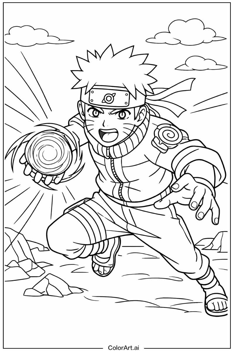 Naruto with Rasengan Theme 2