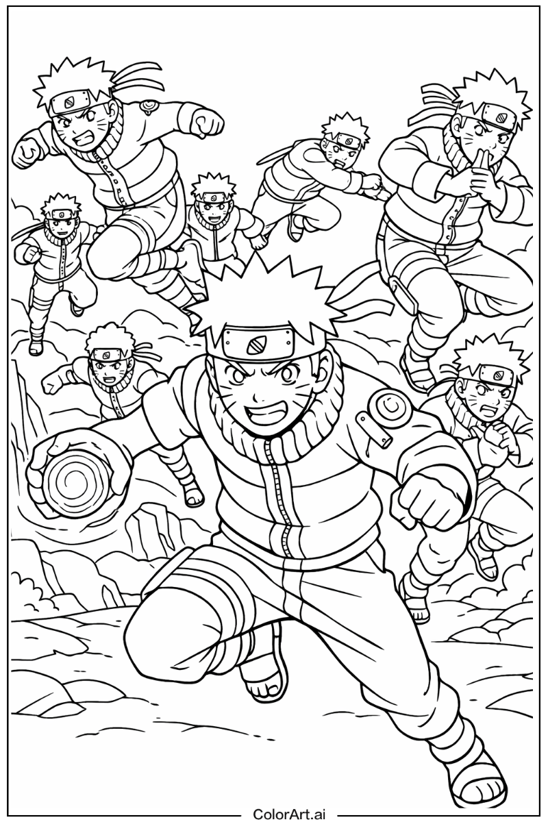 Shadow clone Naruto Design 2