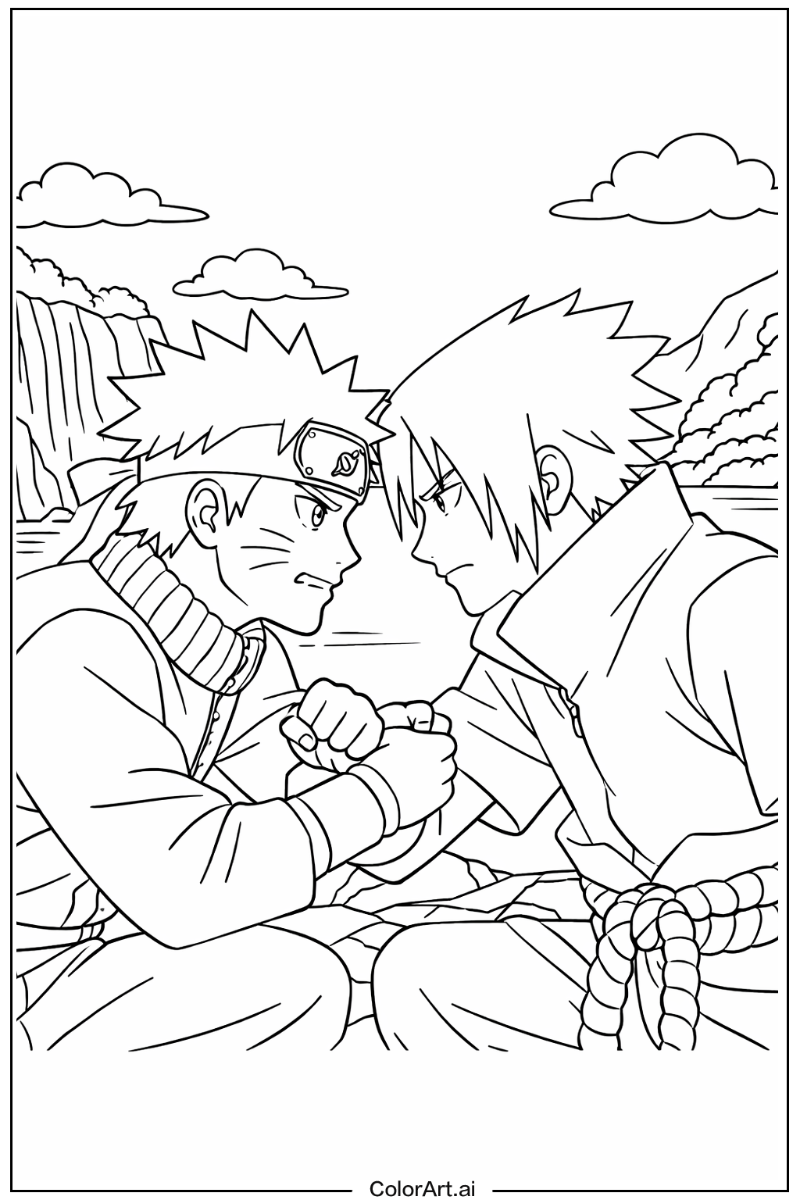 Sasuke Naruto Scene 2