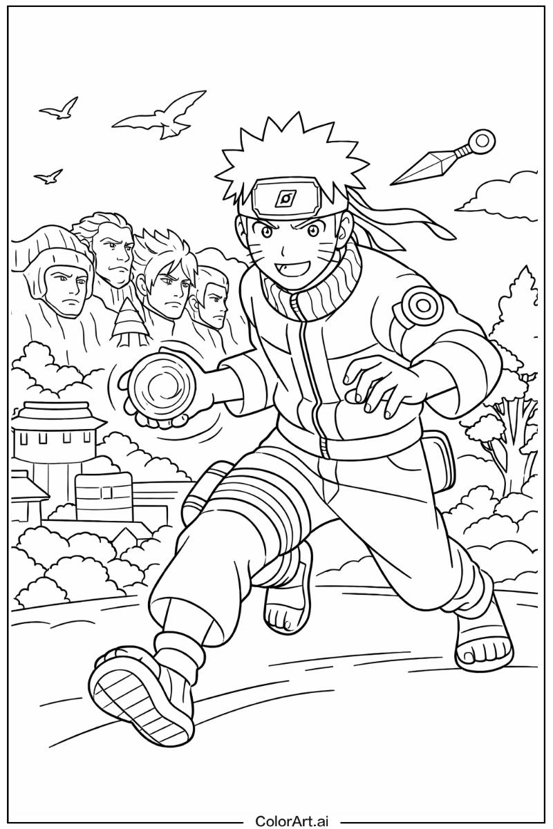 Naruto with Naruto uzumaki Theme 3