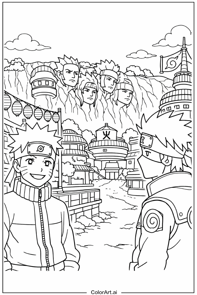 Konoha Naruto Design 3