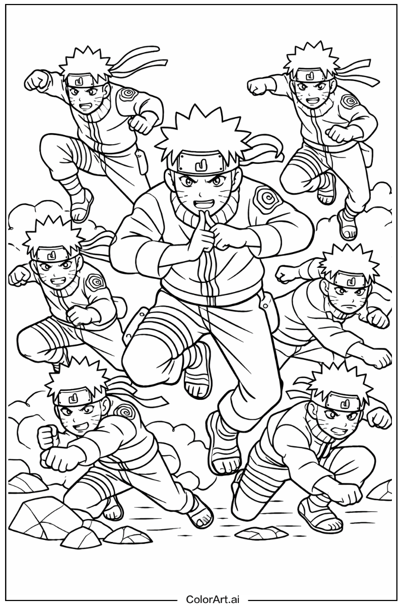 Shadow clone Naruto Design 3