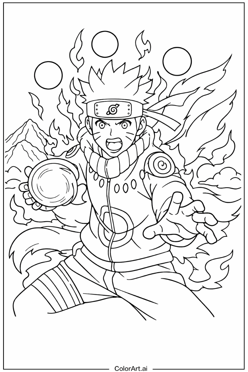 Naruto with Chakra Theme 3