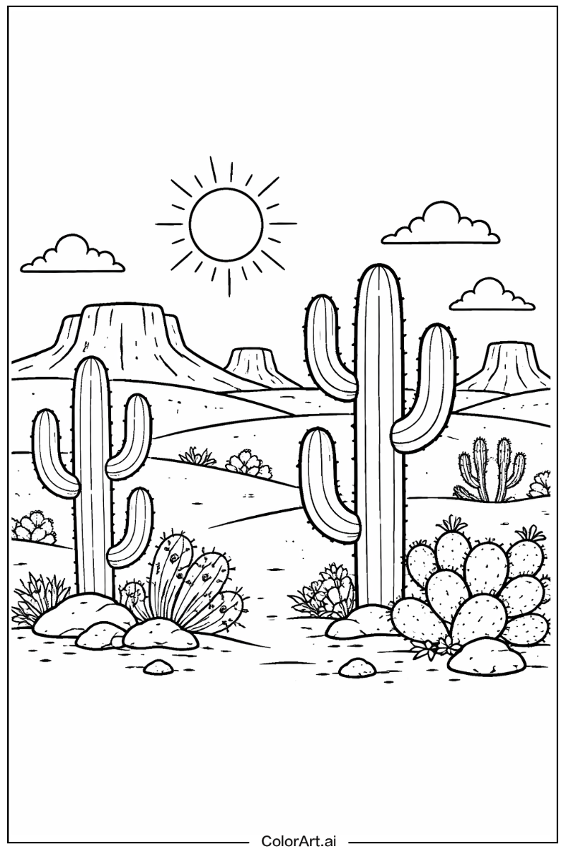 Nature with Desert Theme