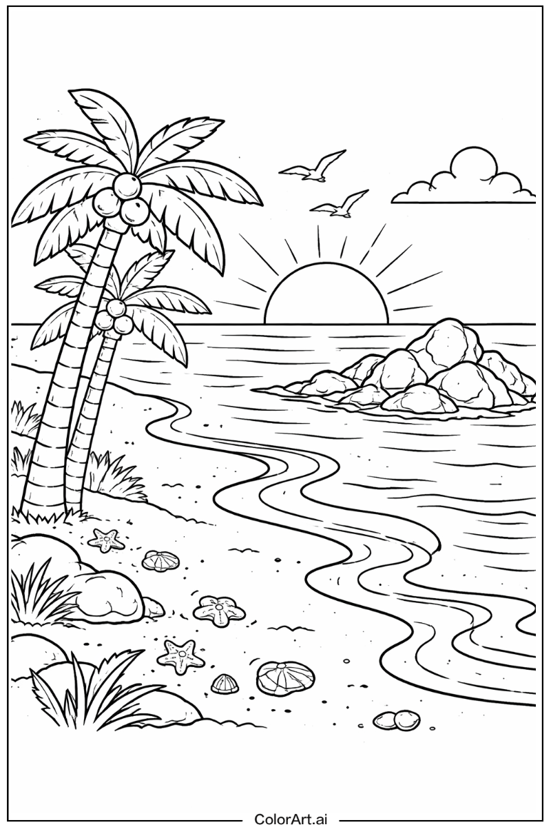 Nature with Coast Theme