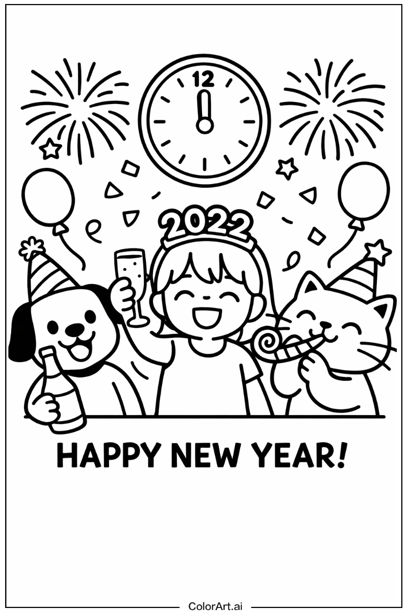 New years with Friends 2