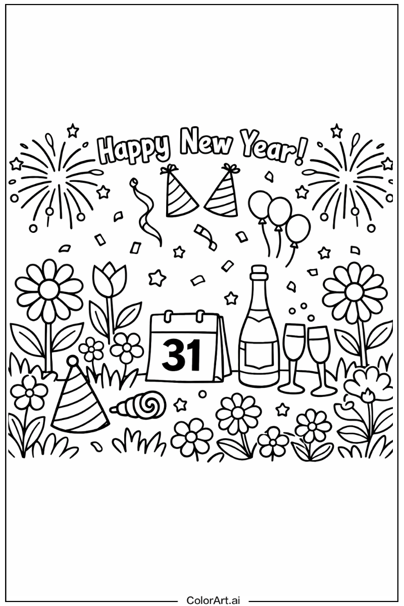 New years in a Garden 3