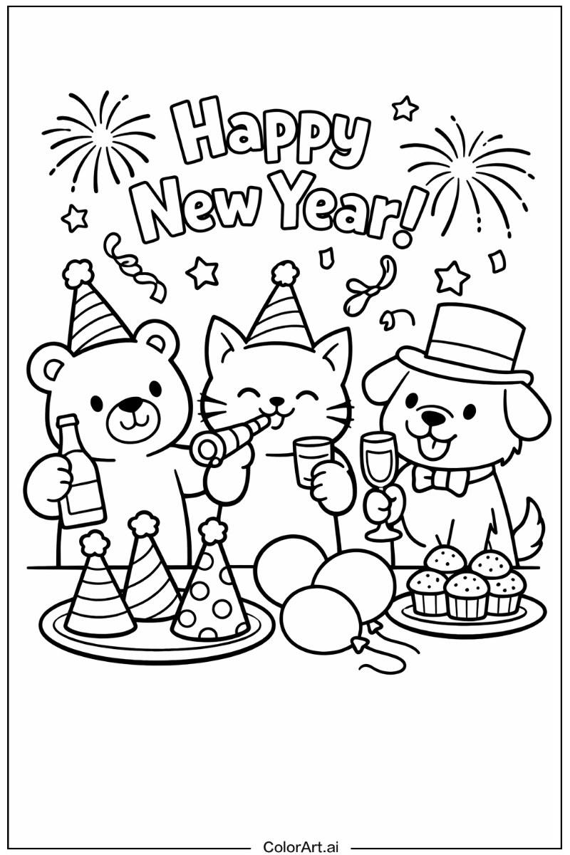 New years with Friends 3