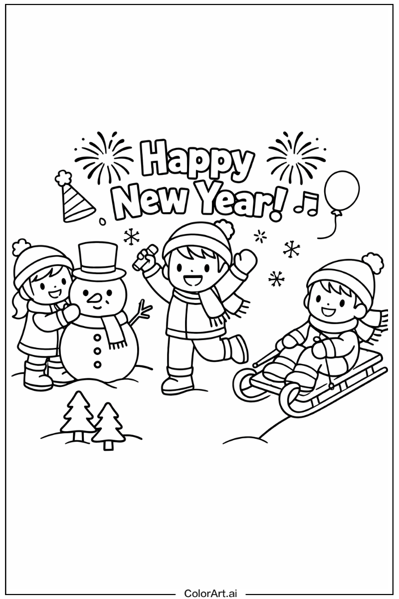 New years Playing Outside 1