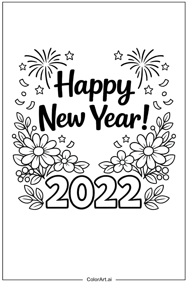 New years with Flowers 5