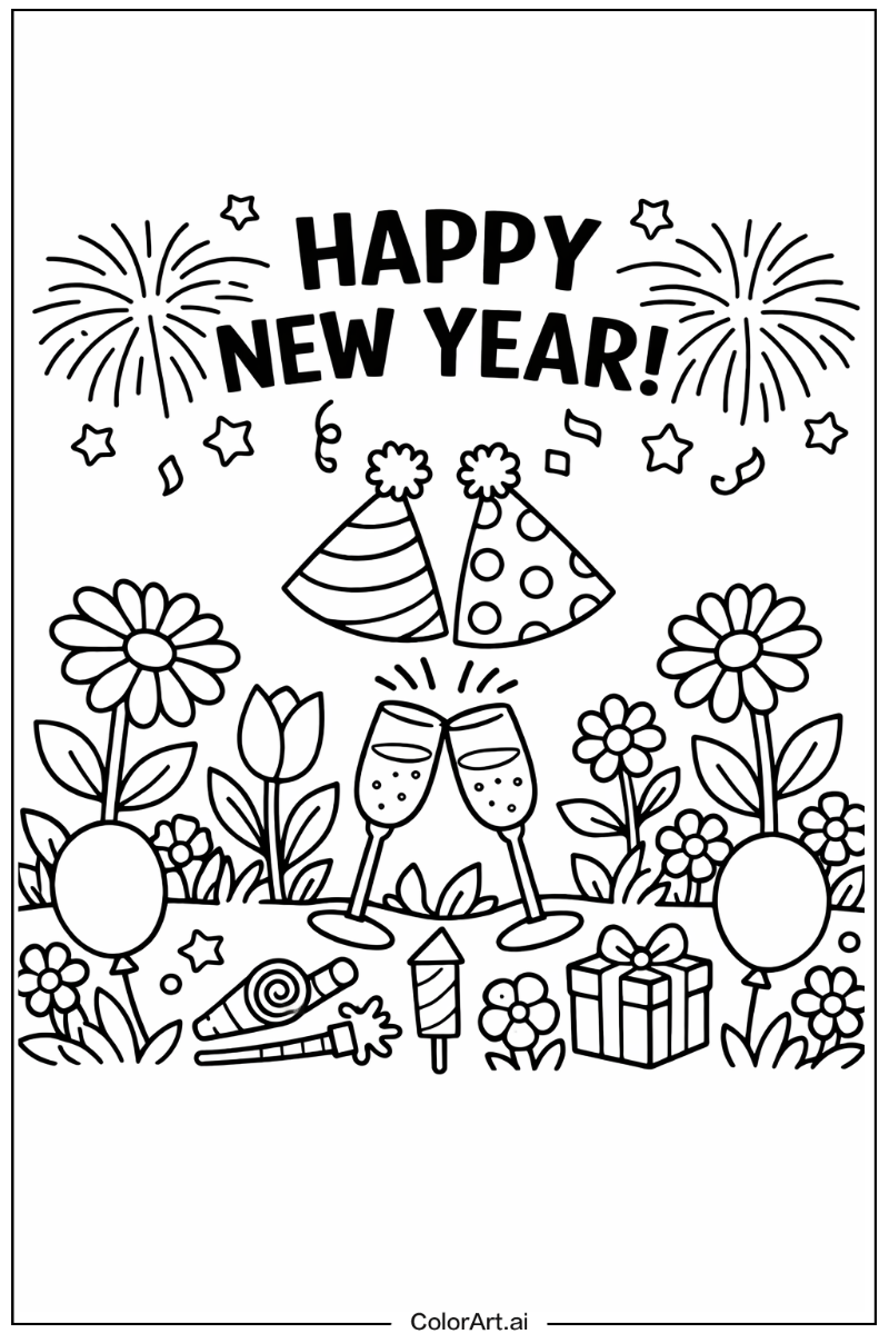 New years in a Garden 6