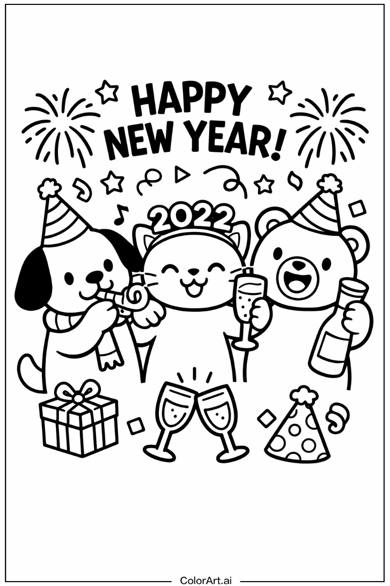 New years with Friends 6