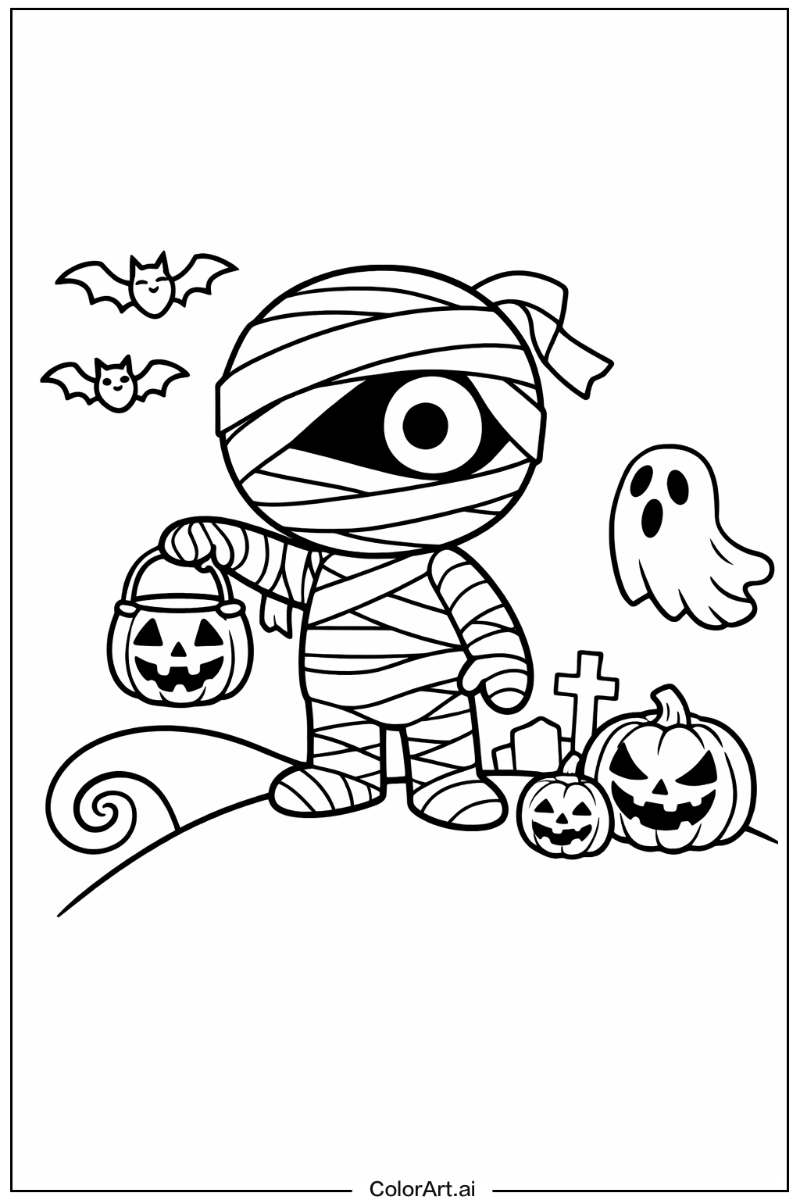 Mummy boy Nightmare before christmas Scene