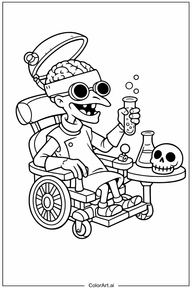 Nightmare before christmas with Dr finkelstein Theme 2