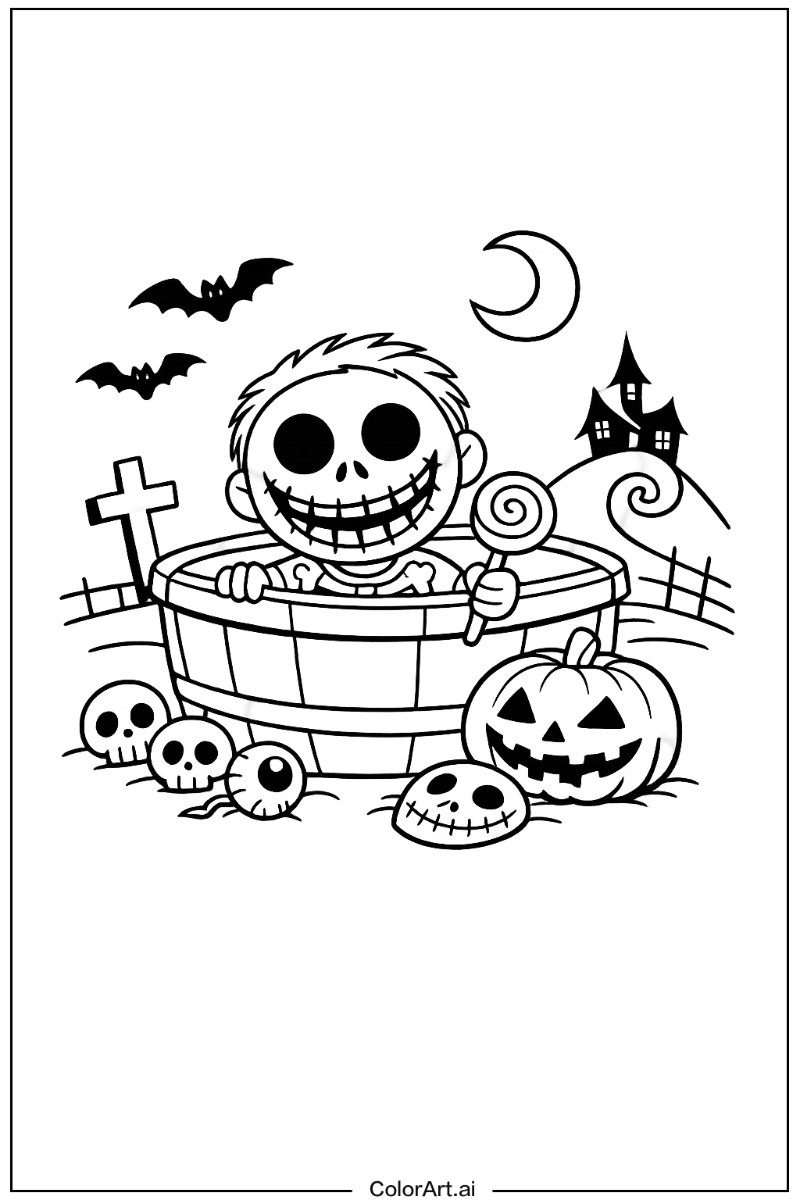 Barrel Nightmare before christmas Design 2