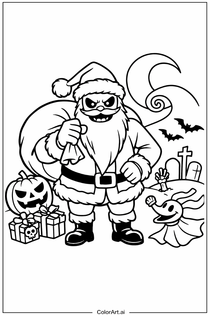 Santa claus Nightmare before christmas Scene 2