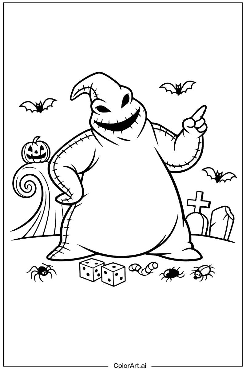 Oogie boogie Nightmare before christmas Design