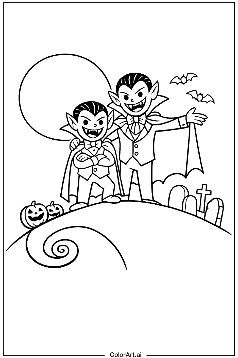 Vampire brothers Nightmare before christmas Scene 2