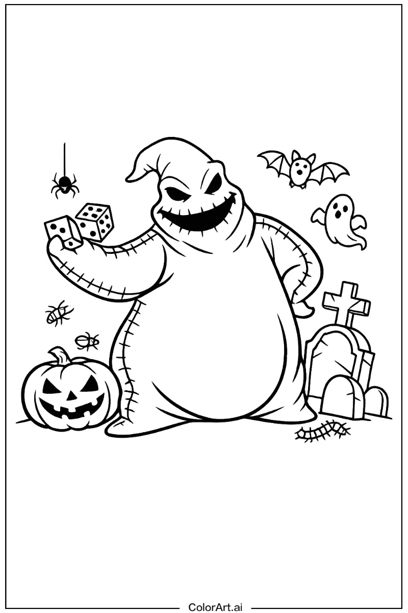 Oogie boogie Nightmare before christmas Design 3