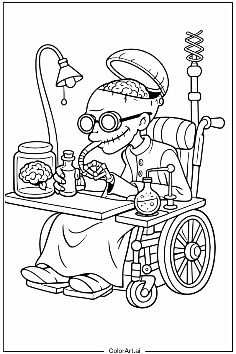 Nightmare before christmas with Dr finkelstein Theme 3