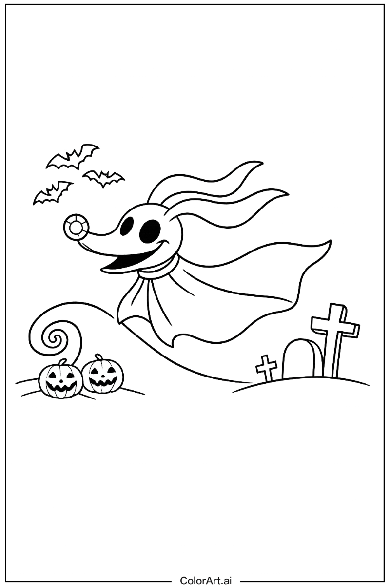 Zero Nightmare before christmas Scene