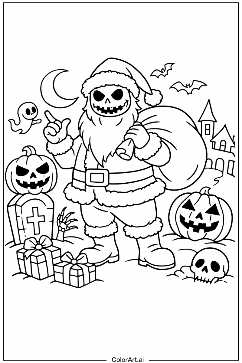 Santa claus Nightmare before christmas Scene 3