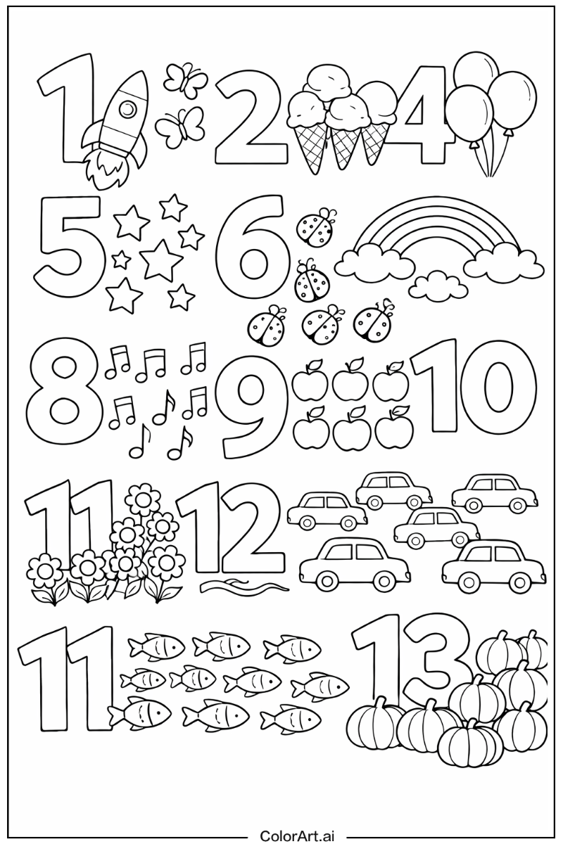 Integer Number Scene