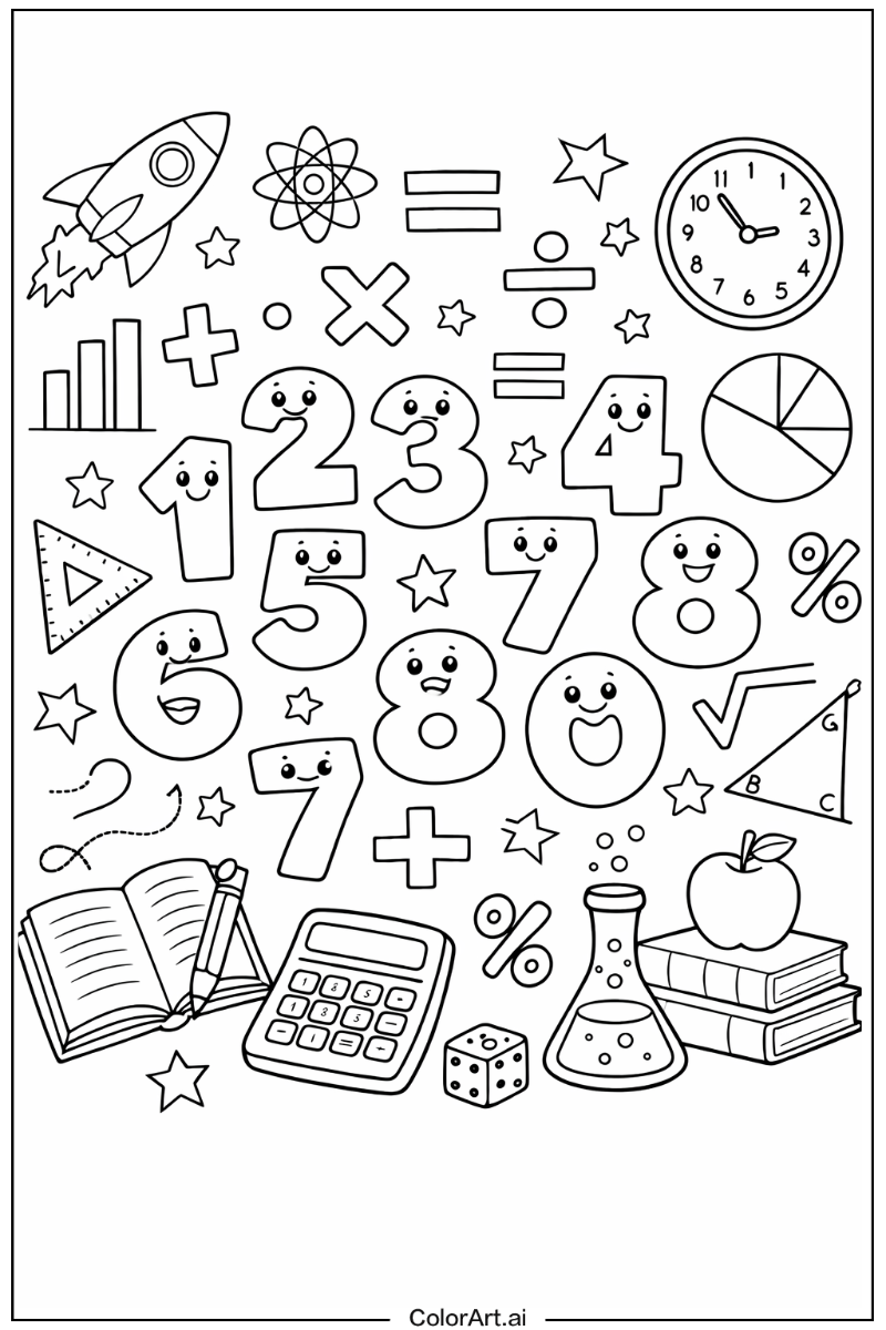 Mathematics Number Scene