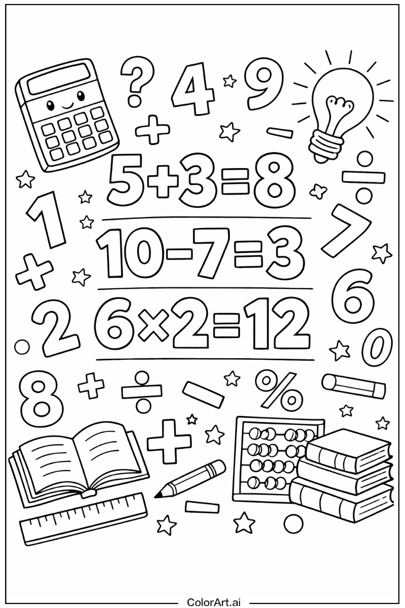 Number with Calculation Theme