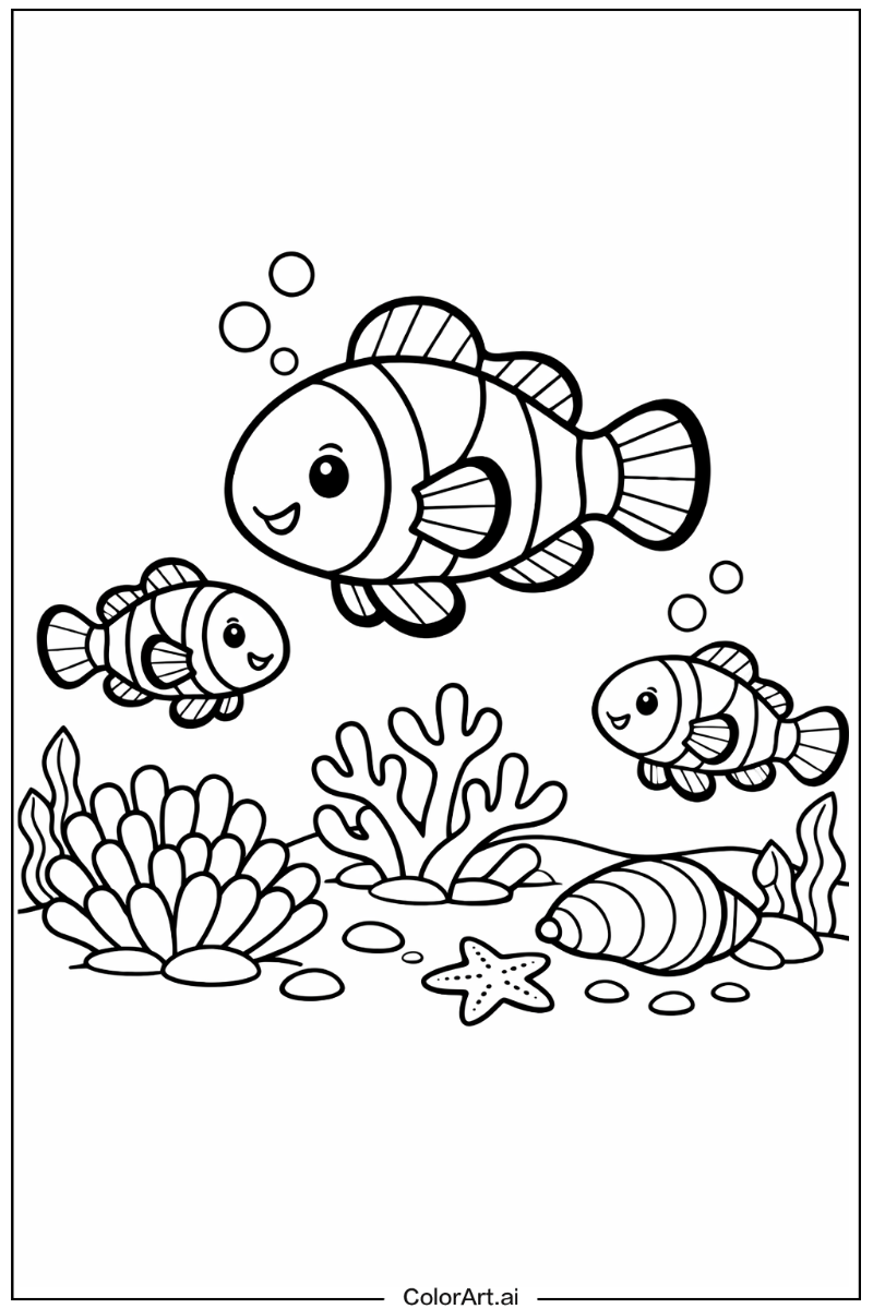 Clownfish Ocean animals Design