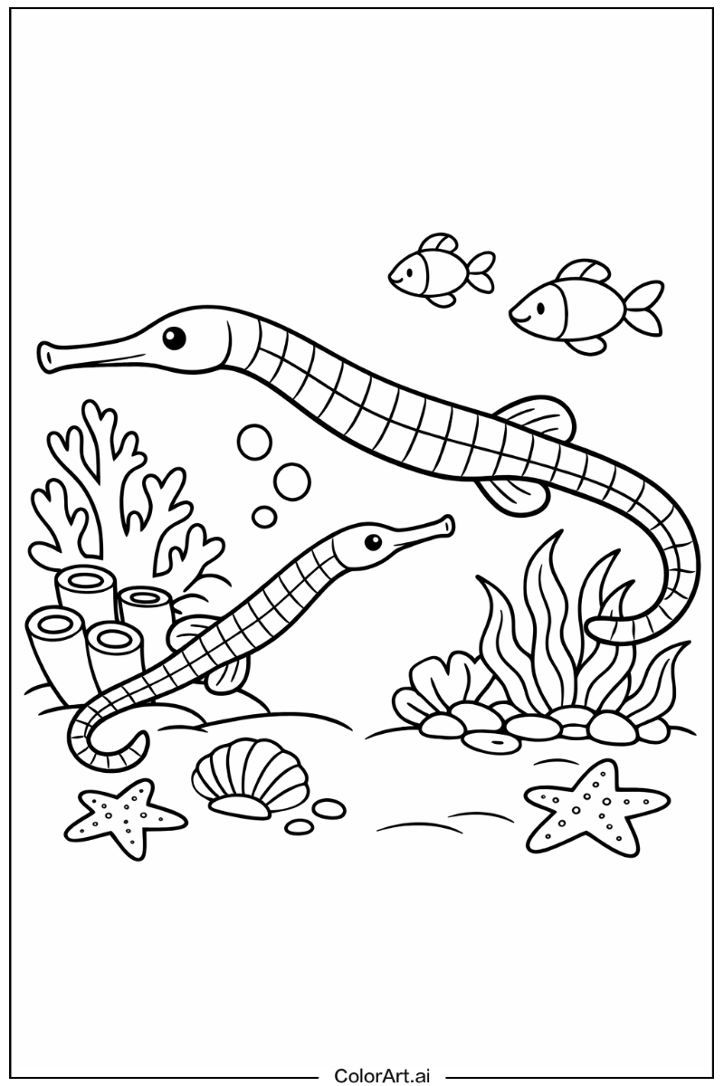 Pipefish Ocean animals Design