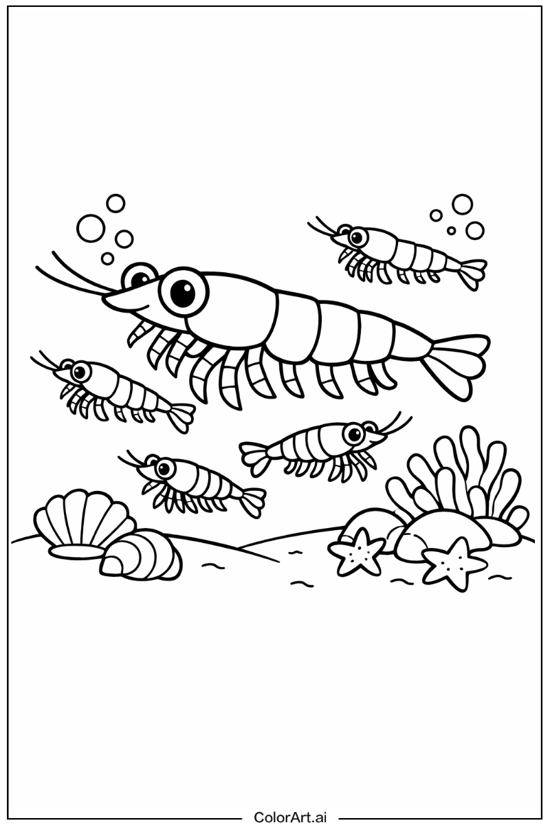 Krill Ocean animals Scene