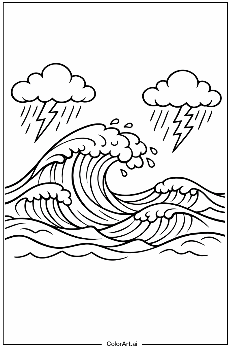 Ocean storm Ocean Scene