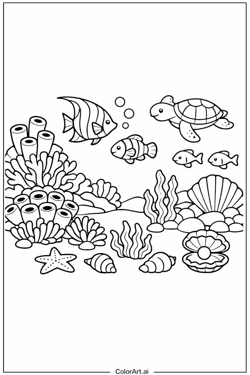 Coral reef Ocean Design