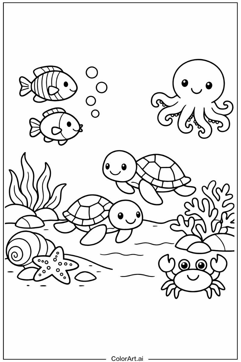 Shallow ocean Ocean Scene