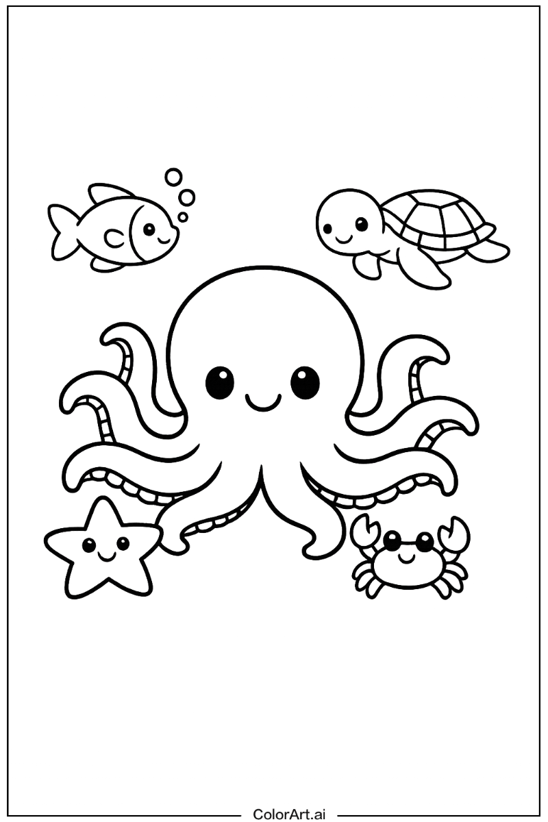 octopus with Friends 3