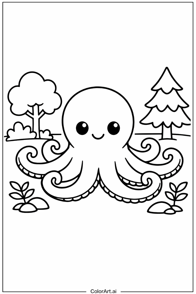 octopus in Nature 3