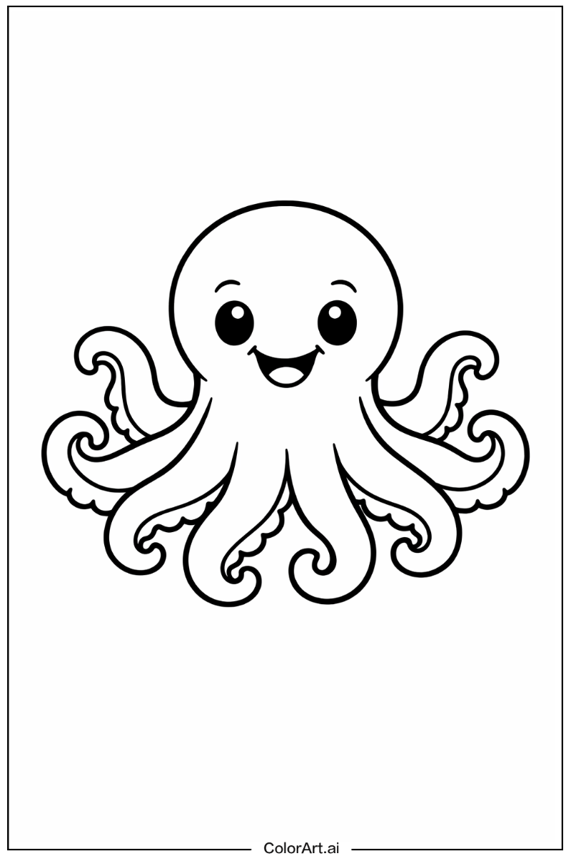 Smiling octopus 3