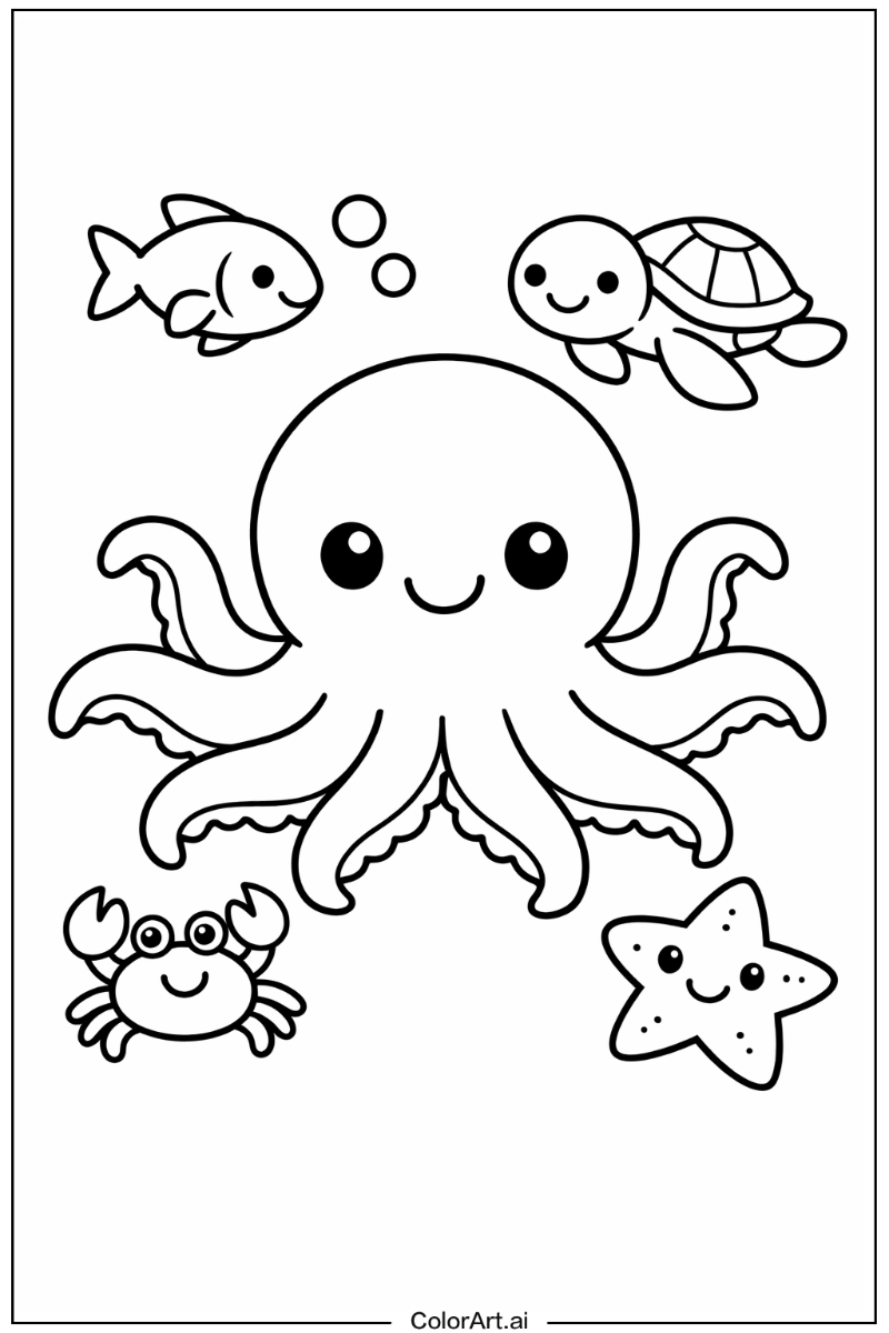 octopus with Friends 4