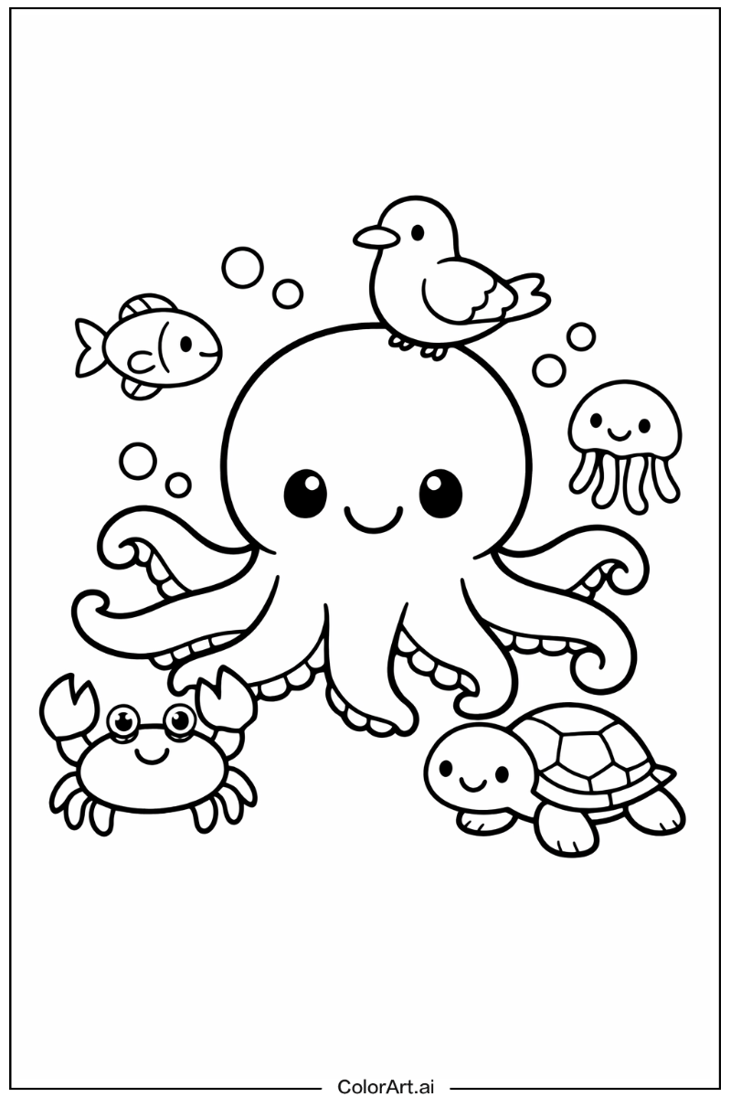 octopus with Friends 1