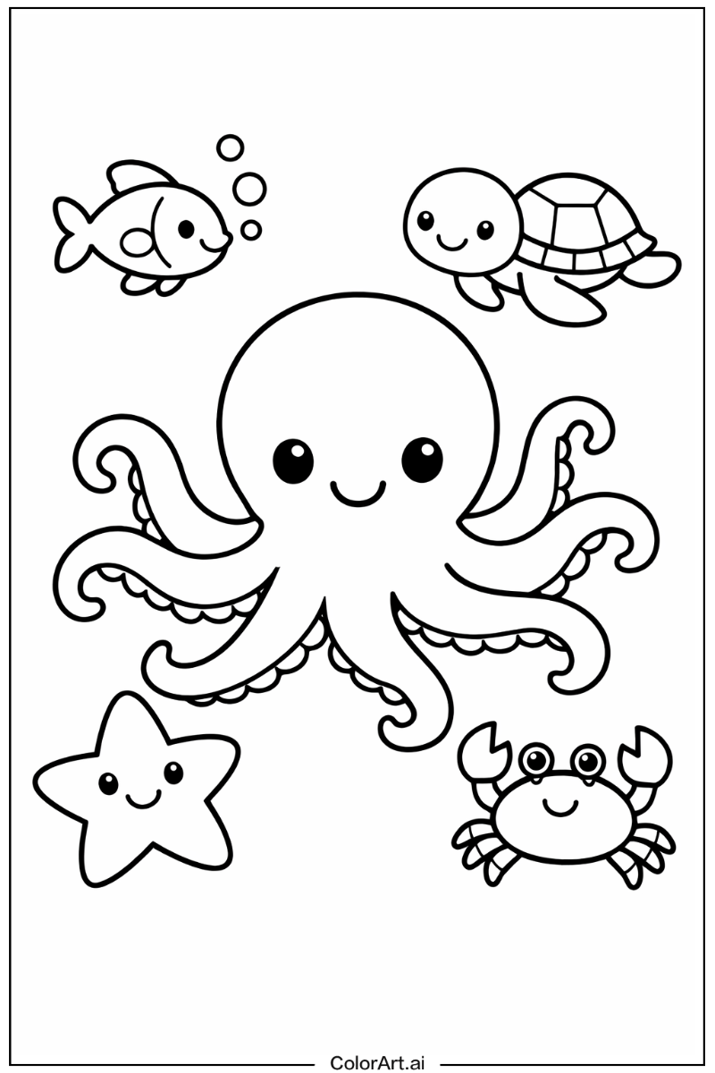 octopus with Friends 5