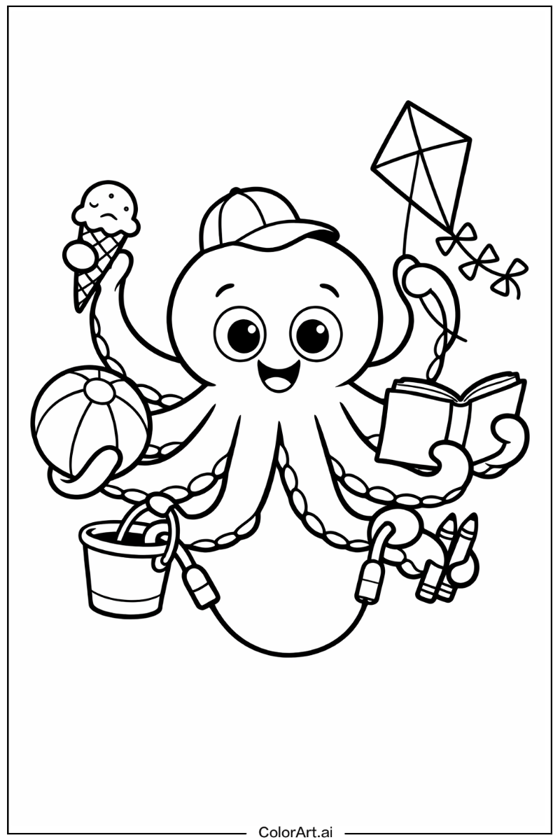octopus Having Fun 5