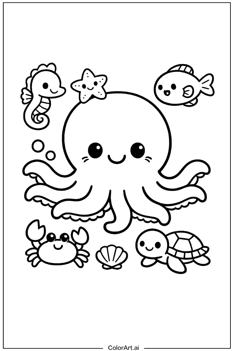 octopus with Friends 6